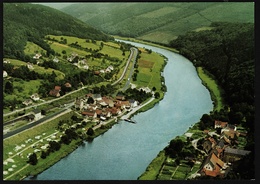 Neckarhausen Bei N.-Steinach  - Camping Brecht  -  Luftbild  -  Ansichtskarte 1975  (10048) - Ladenburg