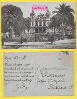 CPA  ֎ MONACO ֎ CASINO DE MONTE CARLO Et Le Jardin ֎ Cliché Peu Commun ֎ 1928 - Monte-Carlo