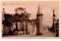 LOO. ARBRE JULES CESAR ET PORTE DE L' OUEST. - Lo-Reninge