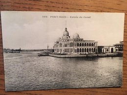 CPA, Port-Saïd, Entrée Du Canal - Puerto Saíd
