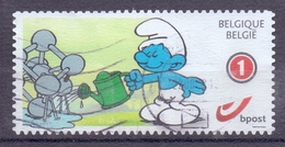 België - 2018  - Duostamp - De Smurfen - Zonder Papierresten - Used