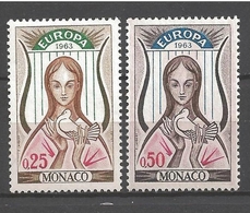 EUROPA - CEPT 1963 - Monaco - 2 Val Neufs // Mnh - 1963