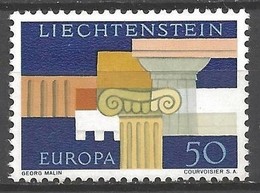 EUROPA - CEPT 1963 - Liechtenstein - 1 Val Neufs // Mnh - 1963