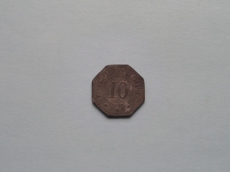 Kredit-Verein Zu ELMSHORN ( 10 Pf. ) Kleingeldersatzmarke ( For Grade, Please See Photo ) ! - Monetary/Of Necessity