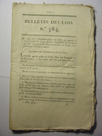 BULLETIN DES LOIS 12 FEVRIER 1823 - APPEL CONSCRITS CLASSE 1822 ET REPARTITION ENTRE LES CORPS SOLDATS ARMEE MILITAIRES - Décrets & Lois