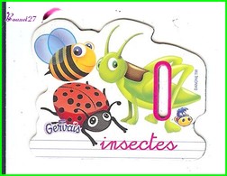 Magnet Pochoir GERVAIS L'Alphabet De La Ferme Animaux Fruits Produits " Le I De Insectes " - Letters & Cijfers