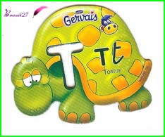 Magnet Pochoir GERVAIS L'Alphabet Avec Les Animaux " Le T De Tortue " - Lettere & Numeri