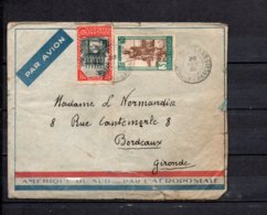 Soudan - N° 72 Et 85 Obli/sur Lettre  Pour Bordeaux Via Dakar  - 28 / 02 / 1936 - Brieven En Documenten