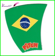 Magnet PITCH Les Drapeaux Des Pays " Le Brésil " - Letters & Cijfers