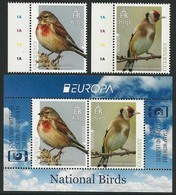 GUERNSEY - EUROPA 2019 - NATIONAL BIRDS & SYMBOLISH.- "AVES - BIRDS - VÖGEL - OISEAUX"- SERIE 2 V. + HOJITA BLOQUE - 2019