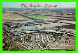 PHOENIX, AZ - PHOENIX SKY HARBOR INTERNATIONAL AIRPORT - AERIAL VIEWS - ANIMATED - PETLEY, THE CONTINENTAL CARD - - Phoenix