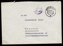A6044) Bizone Brief Barfrankatur Würzburg 20.05.46 - Cartas & Documentos