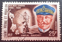 DF50500/613 - 1968 - SPM - AMIRAL GAUCHET - N°383 ☉ - Used Stamps
