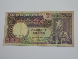 500 - Quinhentos - Escudos  1973 - ANGOLA - Banco De Angola  ***** ACHAT IMMEDIAT **** - Angola