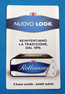 ROTHMANS Pubblicità Interna Pacchetto Sigarette - Advertising Items