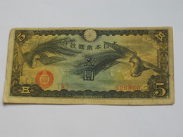 5 Yen 1940  Japon - Occupation Militaire De La Chine   **** EN ACHAT IMMEDIAT **** - Japan