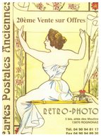 Bourse Et Salon De Collestion - Cartes Postales Anciennes - 20 ème Vente Sur Offres - Retro Photo ROGNONAS - Femme - Sammlerbörsen & Sammlerausstellungen