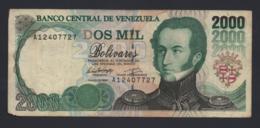 Banconota Venezuela - 2000 Bolivares 1994 Circolata - Venezuela