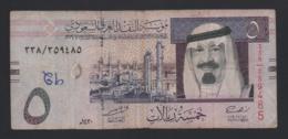 Banconota Arabia Saudita - 5 Riyals 2019 (circolata) - Saudi-Arabien