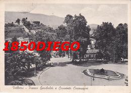 VELLETRI - PIAZZA GARIBALDI F/GRANDE VIAGGIATA 1950 ANIMAZIONE - Velletri