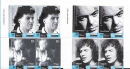 ARGENTINA 2006 NATIONAL ROCK SINGER MUSICIANMUSIC LUCA PRODAN PAPPO MIGUEL ABUELO TANGUITO SET OF 4 PAIRS - Nuevos