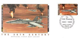 ILES MARSHALL Enveloppe 1er Jour " 20° SIECLE : COALITION EXPELS IRAQ FROM KUWAIT / TEMPETE DU DESERT ". FDC - Militaria