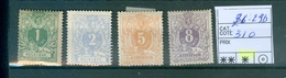 26-29b X Côte 310.00€ - 1869-1883 Léopold II