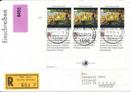 Austria UN Vienna Registered Cover Sent To Sweden 30-11-1992 - Lettres & Documents