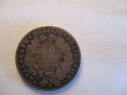 France: 50 Centimes 1873 A - 50 Centimes