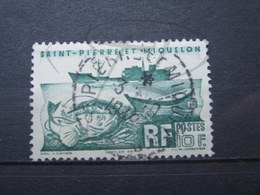 VEND BEAU TIMBRE DE S.P.M. N° 340 , OBLITERATION " ST-PIERRE ET MIQUELON " !!! - Usados