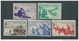 France : Légion Des Volontaires Français Contre Le Bolchévisme N° 6 / 10  XX :  Série Borodino, Les 5 Vals Ss Ch., TB - War Stamps