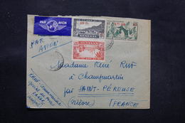 A.O.F. - Enveloppe De Dakar Pour La France En 1945, Affranchissement Mixte Plaisant - L 27475 - Altri & Non Classificati