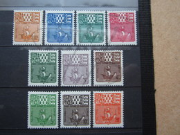 VEND BEAUX TIMBRES TAXES DE S.P.M. N° 67 - 76 , (X) !!! - Postage Due