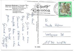 3001z: AK Steierischer Bodensee, Werbestempel "Happy Rohrmoos" Schladming, Gelaufen - Schladming