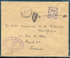 IRLANDE - N° 82 / LETTRE OBL. BAILE ATHA CLIATH LE 30/4/1942 POUR PARIS - B - Storia Postale