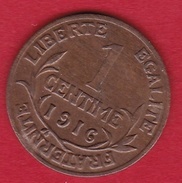 France 1 Centime 1916 - Type Dupuis - SUP - Sonstige & Ohne Zuordnung