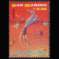 SAN MARINO 2002 - Scott# 1532 Europa-Circus 36c Used - Usados