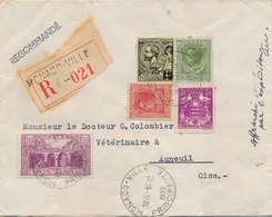 Lettre Recommandée Monaco Pour Auneuil 1939 - Covers & Documents