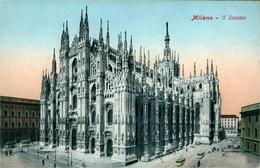 Italie Italia Lombardia Lombardie Milano Milan IL DUOMO La Cathédrale   Belle Chromo Litho - Milano (Milan)