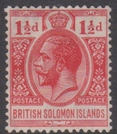 British Solomon Islands SG 42  1924 King George V,1.5d Scarlet, Mint Never Hinged - Islas Salomón (...-1978)