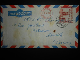 Egypte Lettre De Port-said 1955 Pour Marseille - Lettres & Documents