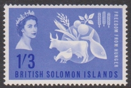 British Solomon Islands SG 100 1963 Freedom From Hunger, Mint Never Hinged - Islas Salomón (...-1978)