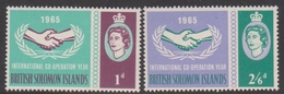 British Solomon Islands SG 129-130 1965 ICY, Mint Never Hinged - Islas Salomón (...-1978)