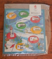 RENAULT 1992   JO Alberville 92   /  Jeux Olympiques   /  Olympics Games   / Série De 8 Pins Sous Blister D'origine - Renault