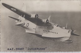 Aviation - Avions - Hydravion - RAF Short "Sunderland" - Editeur PC Paris - Autres & Non Classés