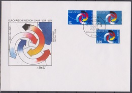 Bund FDC 1997 Nr.1957 +Frankreich Nr.3252,+Luxemburg Nr.1425 Europ. Region SAAR-Lor-Lux (E 146 )günstige Versandkosten - 1991-2000