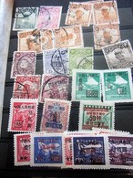 Chine 27 Timbres Oblitérés-Stamps-République Populaire-Asia China-Popular Republic-中国邮票印章 - 人民共和国 - 亚洲中国 - 人民共和国航空邮件 - - Lots & Serien