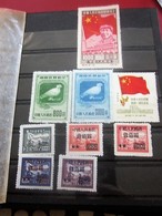 Chine 9 Timbres Neufs-Stamps-République Populaire-Asia China-Popular Republic-中国邮票印章 - 人民共和国 - 亚洲中国 - 人民共和国航空邮件 - - Lots & Serien