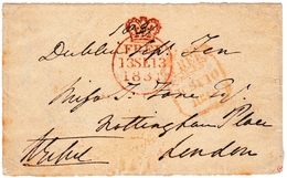 England 1831 London United Kingdom Free Pre Stamp Front Only - ...-1840 Precursori