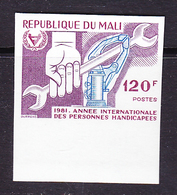 REPUBLIQUE  DU MALI MHN. IMPRERF. - Handicap